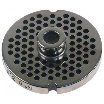 Sita / ciur masina de tocat Nr. 8, gauri ø 3,5 mm, ext ø 62 mm, int. ø 9,1 mm, din INOX cu autoascutire - 696102