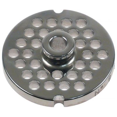 Sita / ciur masina de tocat Nr. 8, gauri ø 6 mm, ext ø 62 mm, int. ø 9,1 mm, din INOX cu autoascutire - 696104