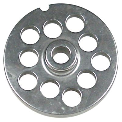 Sita / ciur masina de tocat Nr. 8, gauri ø 10 mm, ext ø 62 mm, int. ø 9,1 mm, din INOX cu autoascutire - 696106