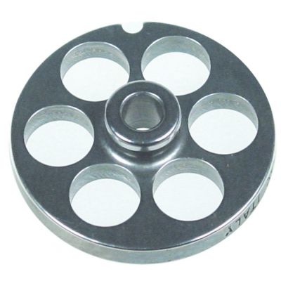 Sita / ciur masina de tocat Nr. 8, gauri ø 16 mm, ext ø 62 mm, int. ø 9,1 mm, din INOX cu autoascutire - 696109