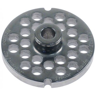 Sita masina de tocat - ciur Nr. 12, gauri ø 8 mm, ext. ø 70 mm, ax ø 10 mm, din inox, cu autoascutire - 696116