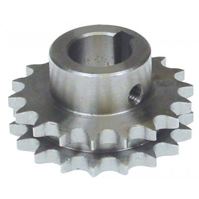 Roata dintata - pinion 3/8", cu 18 dinti, gaura ax ø 20mm, H 30mm, pentru lant - 697062