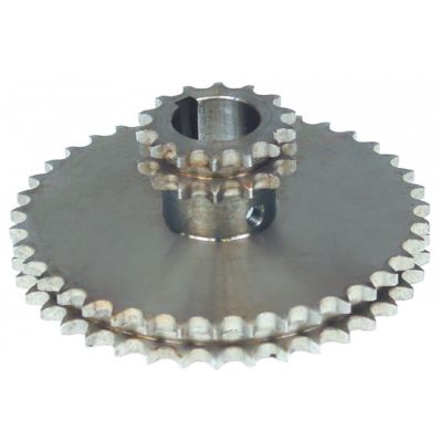 Roata dintata - pinion dublu 39NT40, DIN/ISO 06 B-2, dinti 14/39, H 30 mm - 697090