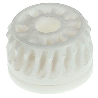 Pinion ø 47,5 mm, int. ø 14 mm, H 35 mm, 20 de dinti, montare in fata, pentru rola masina de intins aluat - 697108