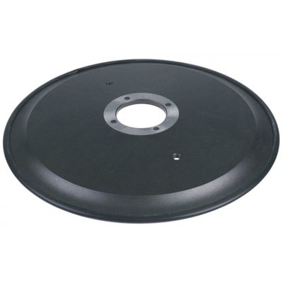 Cutit lama pentru feliator teflonat ø 330 mm, int ø 57 mm, diametru pentru protectie ø 270 mm, H 23 mm, cu 4 gauri de fixare, din inox forjat 100CR6 - 697550
