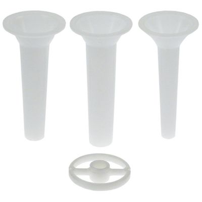 Set de palnii de umplut carnati, pentru masina de tocat Nr. 8, int ø 15, 20, 25 mm - 698084