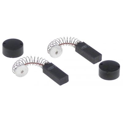 Set de perii carbune pentru motor, L 22 x 6 x 8 mm - 698269