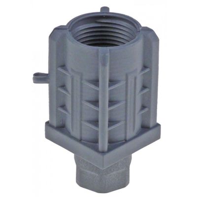 Picior reglabil din plastic, tip 40 x 40, H 17-55 mm - 700108