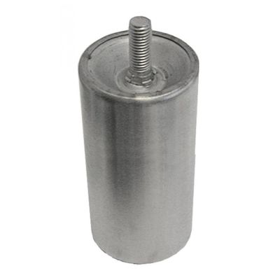 Picior filet M12 ø țeavă 64mm oțel inoxidabil Î 130mm L filet 25mm P 1bucată - 700122