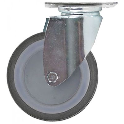 Roată fixare placă DG 75x50mm Î 160mm -20 până la +60°C ø 125mm lățime roată 32mm - 700255