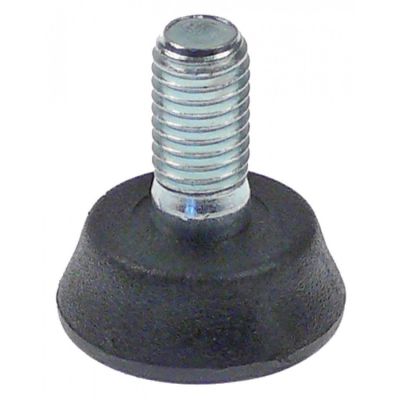 equipment foot thread M10 ø 29mm H 11,5mm thread L 16mm for fridge Qty 1 pcs