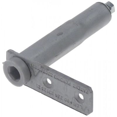 spring hinge left/right L 81mm W 25mm H 116mm for door mounting distance 30mm