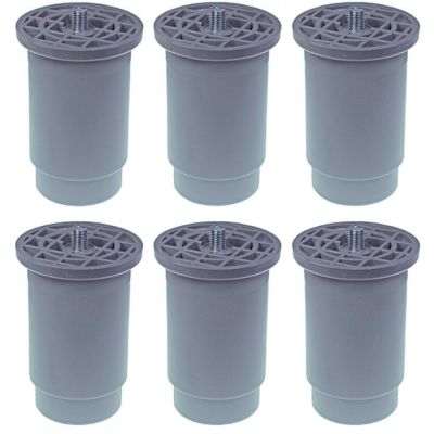 equipment foot size 2" thread M10 thread L 10 mm H 120-180mm plastic tube ø 2"mm Qty 6  pcs