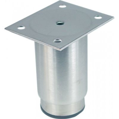 equipment foot size 2" plate size 85x100mm hole distance 55x75mm H 120-180mm SS tube ø 64 mm