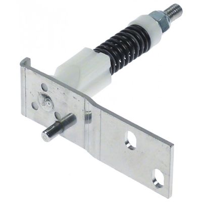 spring hinge L 99mm W 30mm mounting pos. right