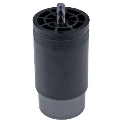 equipment foot tube ø 60 mm thread M10 thread L 30mm H 110-170mm plastic size  Qty 1  pcs