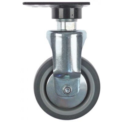 swivel castor set with swivel brake ø 100mm plates fixing 96x90mm bearing ball bearing H 175mm