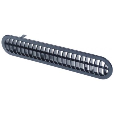 ventilation grille for aspiration plastic black H 50mm L 260mm Qty 1 pcs