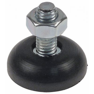 equipment foot thread M10 ø 38mm H 12,5mm thread L 23mm WS 17 Qty 1 pcs