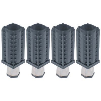 foot pipe type 40x40 thickness 1-1.2mm H 23-94mm plastic/SS Qty 4 pcs