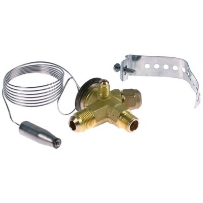 expansion valve DANFOSS type TEX2 coolant R22 angled 90° thermostatically controlled