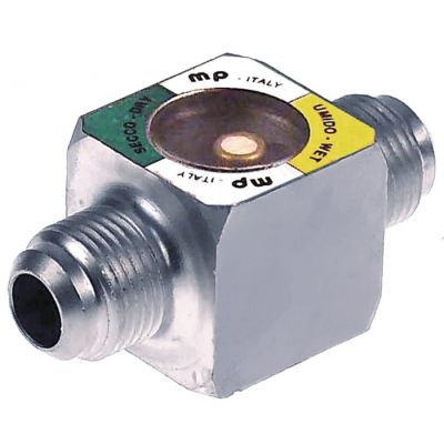 sight glass with indicator connection ¾" UNF (½" SAE) external thread