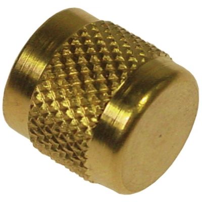 screw cap for Schrader valve connection 6mm, 7/16 UNF