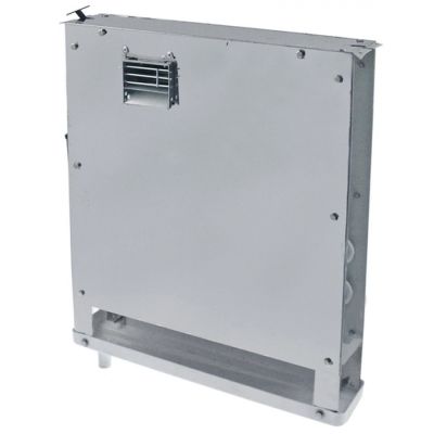 evaporator L 380mm H 425mm thickness 70mm mounting pos. centre 122m³/h - 2m/s with 2 fans