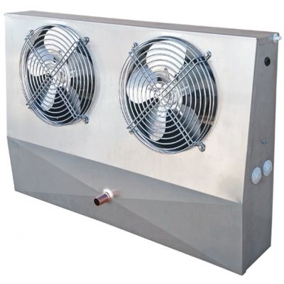 evaporator L 750mm H 460mm thickness 125/80mm 1080W  with heating element  connection 3/8"mm SS