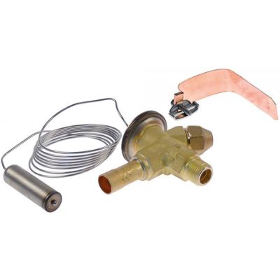 expansion valve DANFOSS type TN2 coolant R134a angled 90° inlet 3/8" - 750523