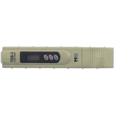 TDS meter type TDS-3 measuring range 0-9990 ppm 0-80°C display ppm with thermometer feature
