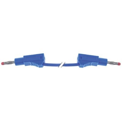 test lead blue cable material PVC L 1000mm ø 4mm 19A 1mm² CAT II 600V