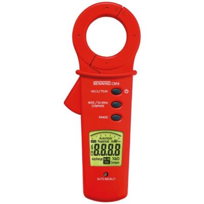 leakage current meter BENNING type CM9 display range  Auto-Range 1µA-100 50/60