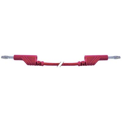 test lead red cable material PVC L 1000mm ø 4mm 19A 1mm² CAT II 600V