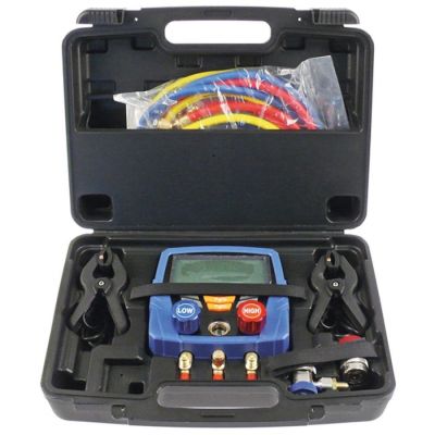 manifold digital model HS-350A R22/R134a/R404a/R407c/R502/R410a 1/4" SAE