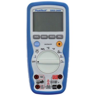 multimeter PEAK TECH 3355DMM display range 4 digits Auto-Range 0.1mV-1000V