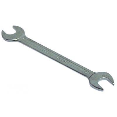 double open end wrench size 18/19mm chrome-vanadium steel, chrome-plated